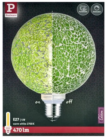 LED Szabályozható izzó MOSAIC G125 E27/5W/230V 2700K - Paulmann 28747