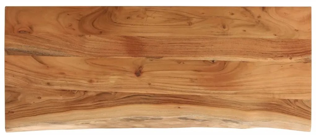 tömör akácfa téglalap alakú asztallap 100 x 40 x 2,5 cm