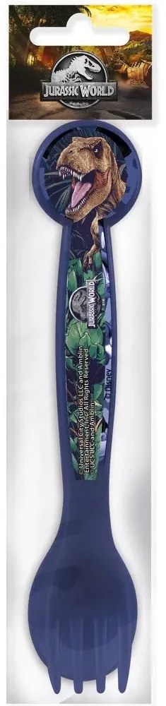 Jurassic World Tropical műanyag evőeszköz készlet - 2 darabos