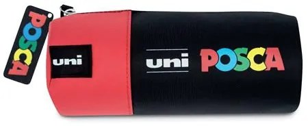 Tolltartó, henger alakú, UNI Posca, piros (TUPCTOLLTARTOP)
