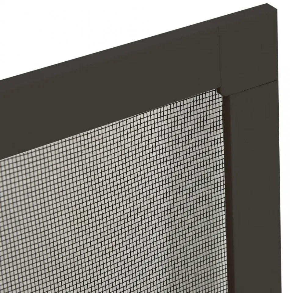 antracitszürke ablakszúnyogháló 90x120 cm