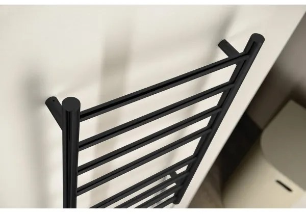 Sapho - Elektromos törölközőszárító REDONDO 75W/230V 50x90 cm matt fekete