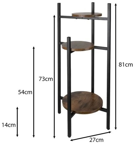Álló virágtartó 80 cm