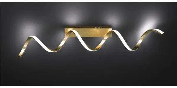 Dimmelhető LED mennyezeti lámpatest RUSSEL LED/32W/230V arany