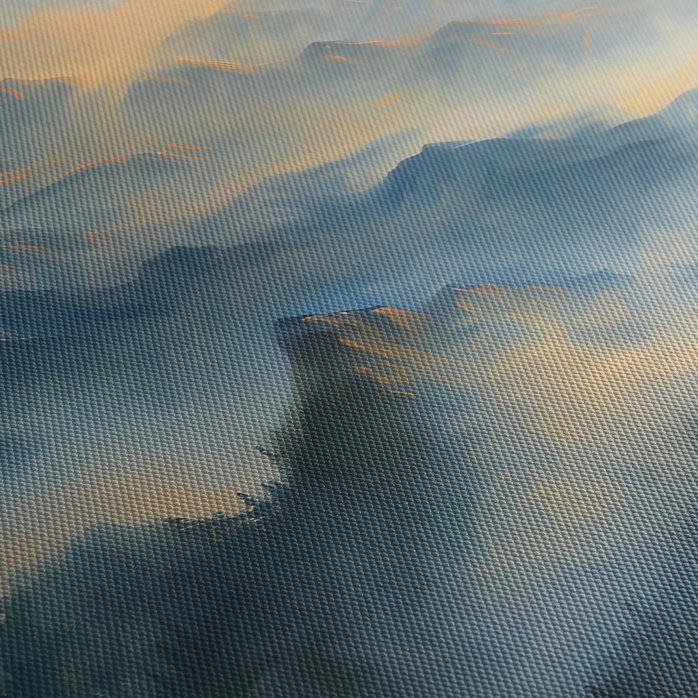 Kép - Festett hegyi táj (150x105 cm)