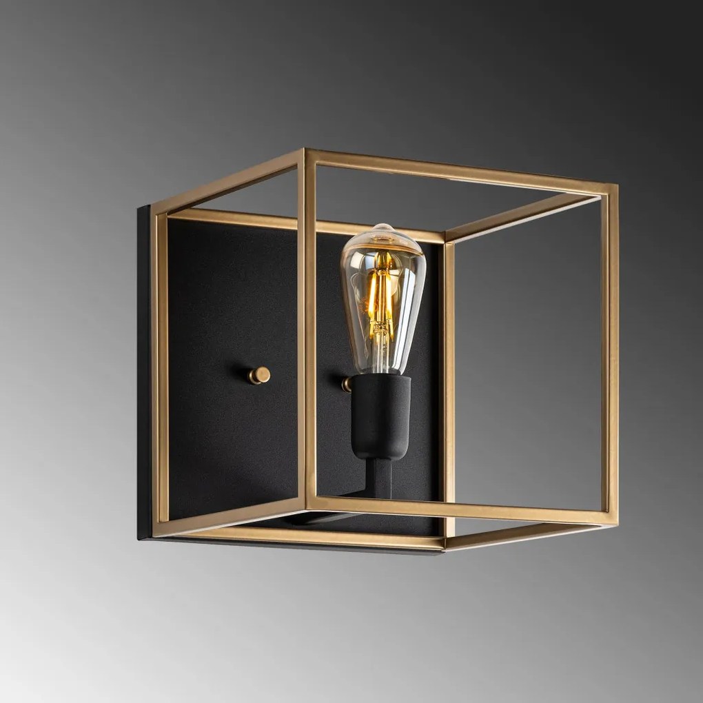 Kafes fém fali lámpa, 25×28 cm – TR892OPV3107