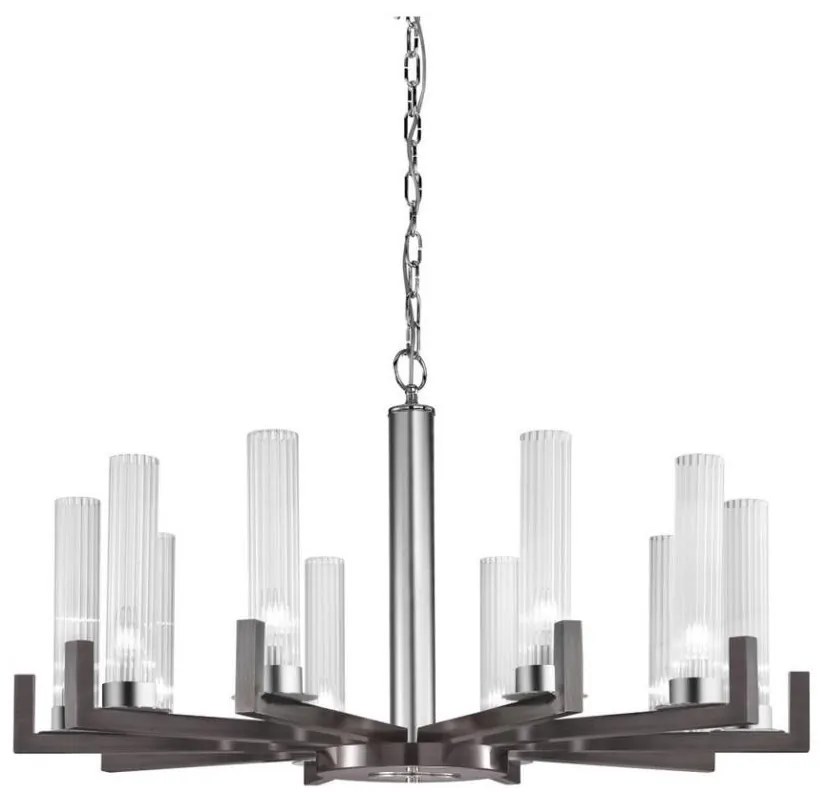 Kolarz 6009.81060 - RAGGIO láncos csillár 10xE14/25W/230V matt króm