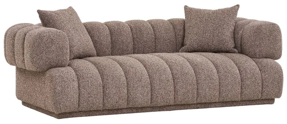 Barna kanapé 226 cm Aurora – House Nordic