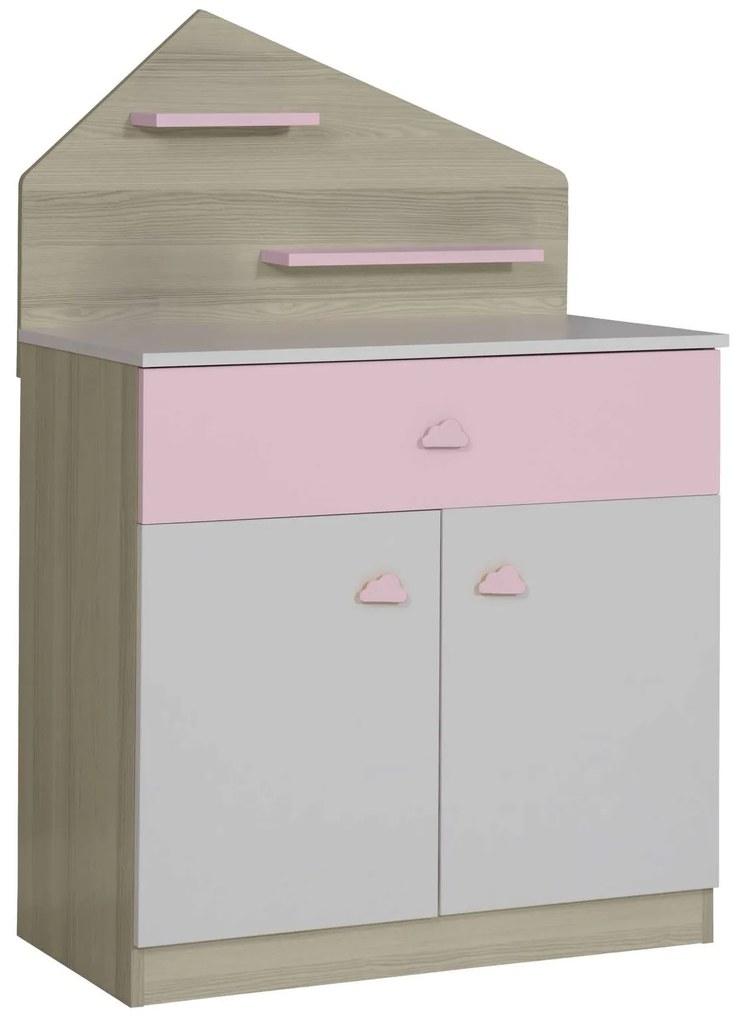 AYDER New Komód gyerekeknek, Pink