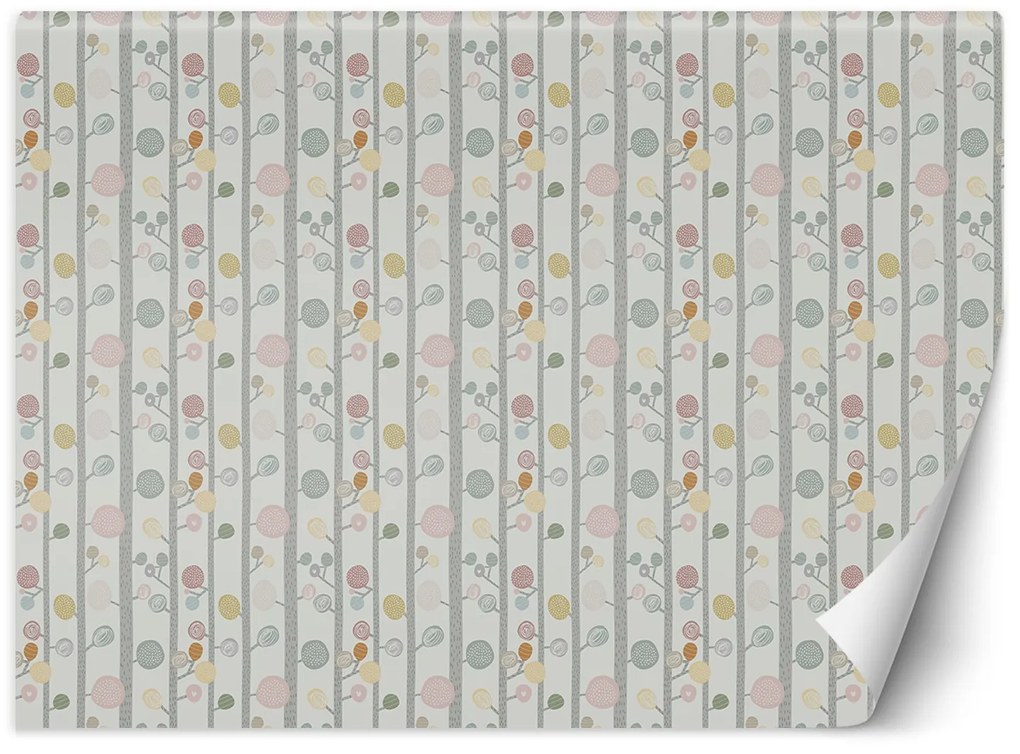 Gario Fotótapéta Scandi pasztellfák és gallyak Anyag: Vlies, Méret: 150 x 105 cm