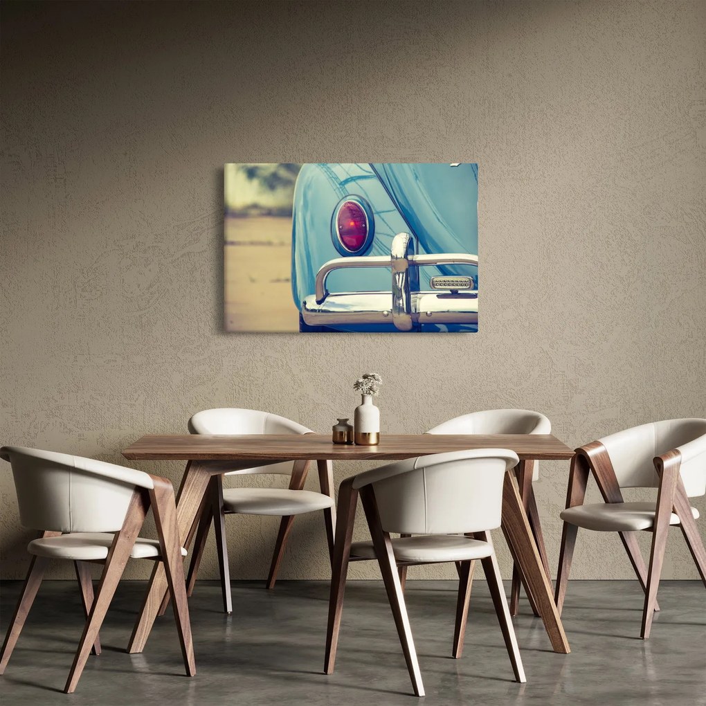A türkiz veterán képe (90x60 cm)
