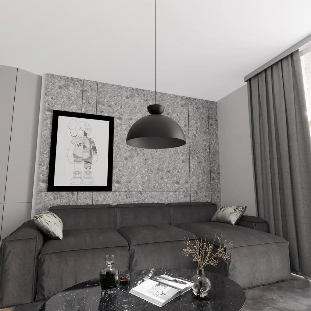 Emibig modern függeszték lunaro fekete emi1471/1l