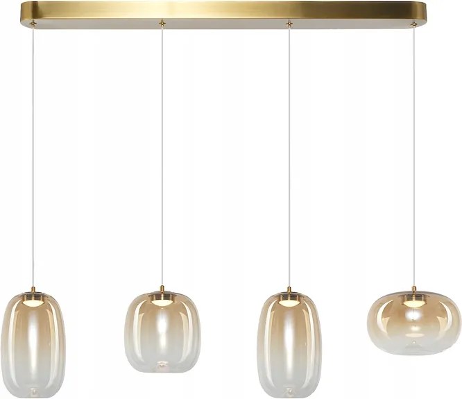 Függő lámpa Vaso Amber 15W