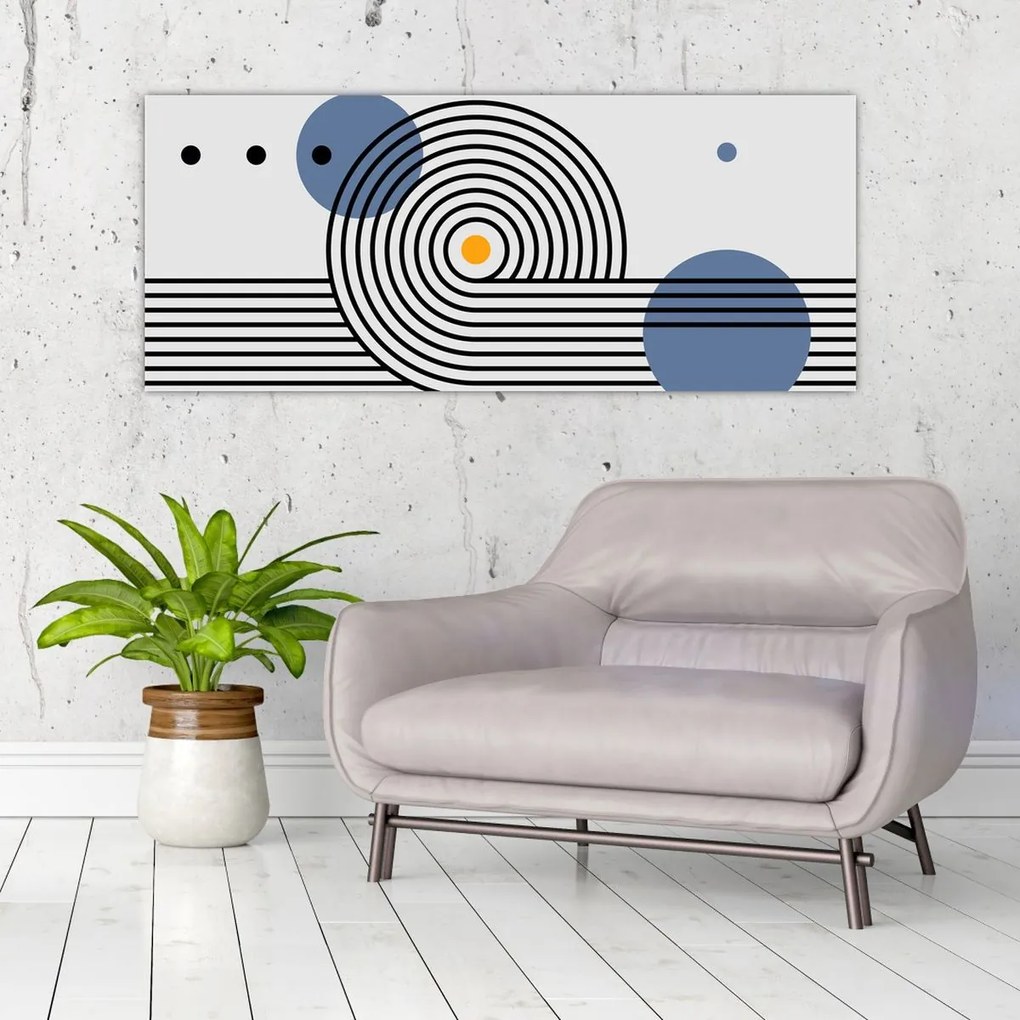 Kép - Minimalista absztrakció N⁰1 (120x50 cm)