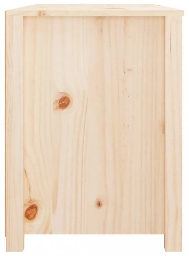 tömör fenyőfa kisszekrény 100x40x54 cm