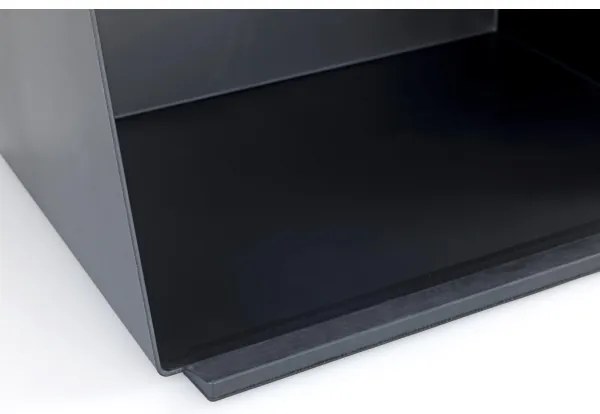 WENKO 54098100 - KUBO kenyértartó 35x26,5 cm fekete/barna