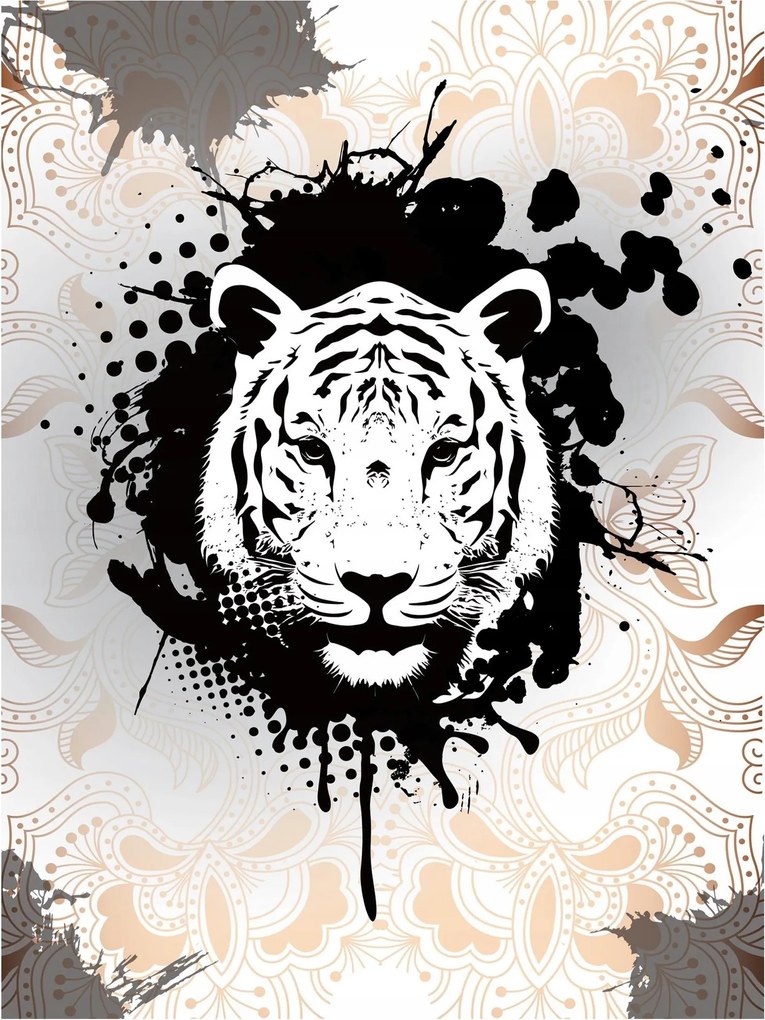 Fotótapéta állatok tigris oroszlán fotótapéta 206 x 275