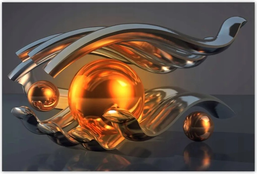 Poszterek 60x40 Absztrakt Golyók a kézben