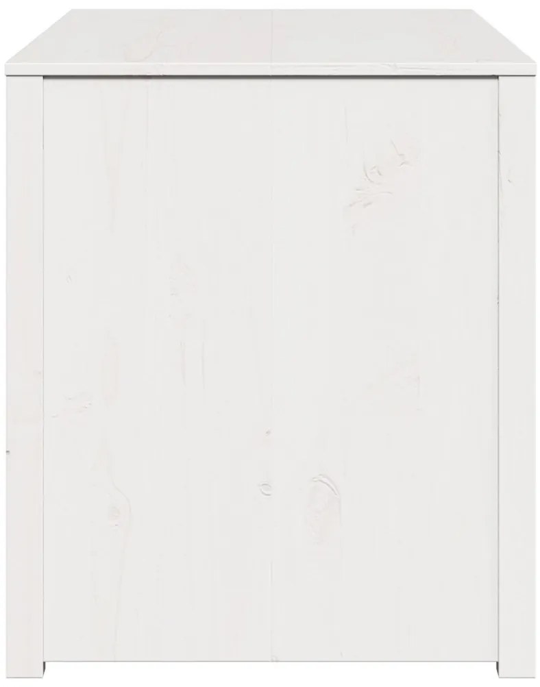 Kültéri Konyhaszekrény Fehér 106x55x64 cm Tömör Fenyőfa