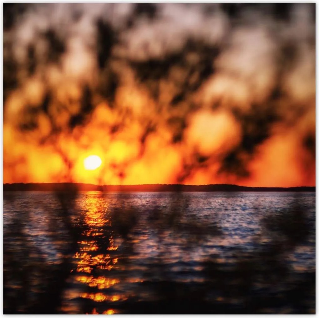 Poszterek 140x140 Tenger naplemente