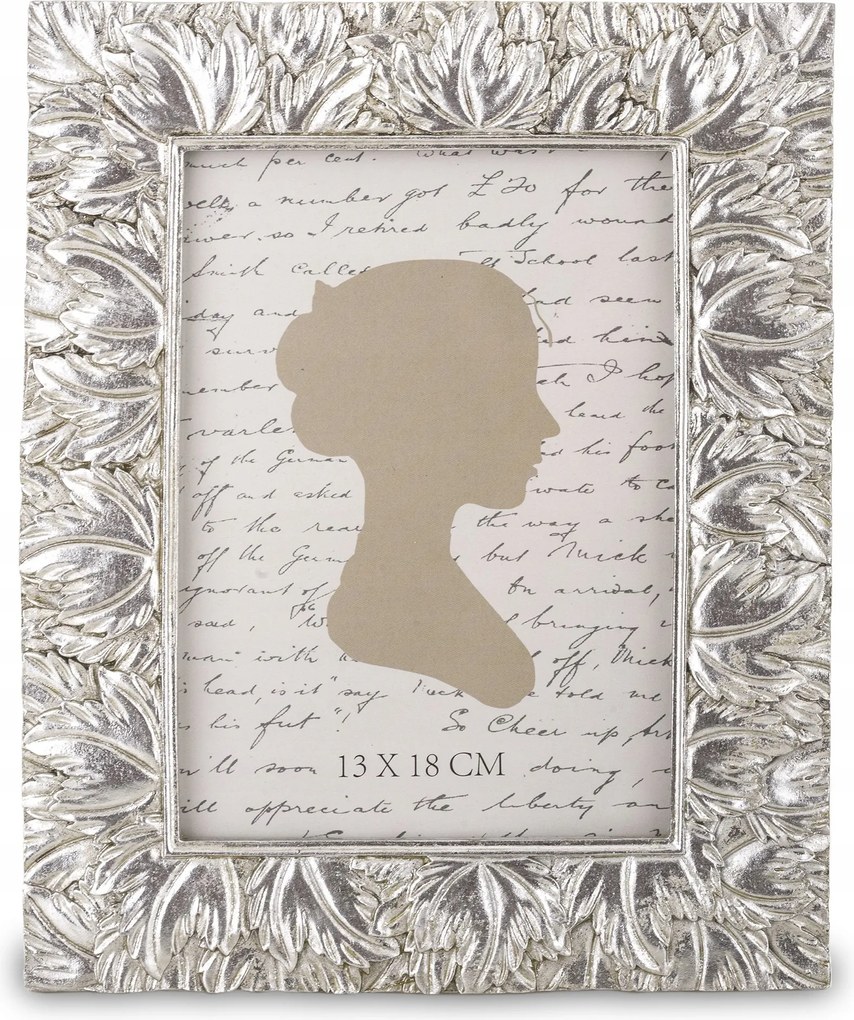 Palota álló képkeret ezüst 13x18 cm dekoráció ajándék kép