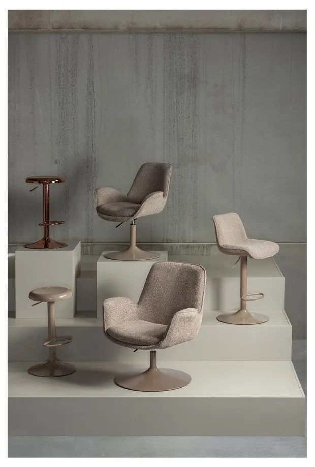 Bézs fotel állítható ülésmagassággal Marten – WOOOD