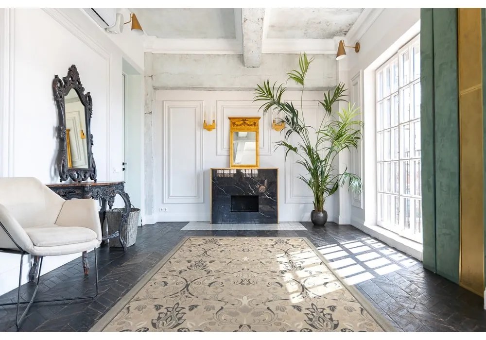 Bézs gyapjú szőnyeg 200x300 cm Archie beige – Agnella