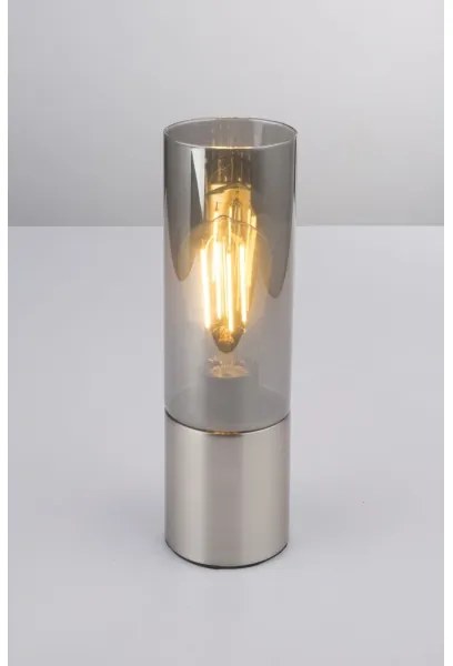 GLOBO 21000N - Asztali lámpa ANNIKA 1xE27/25W/230V átm. 9 cm króm