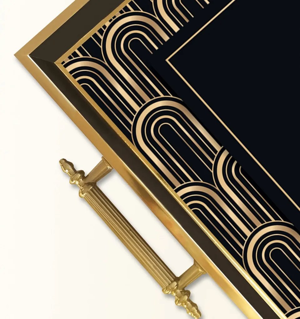 Üveg tálca, 38×24 cm – TPA9913