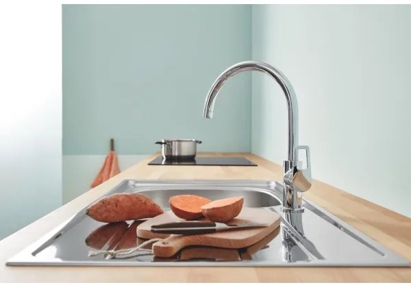 GROHE 31368001 - Mosogató csaptelep BAULOOP, fényes króm