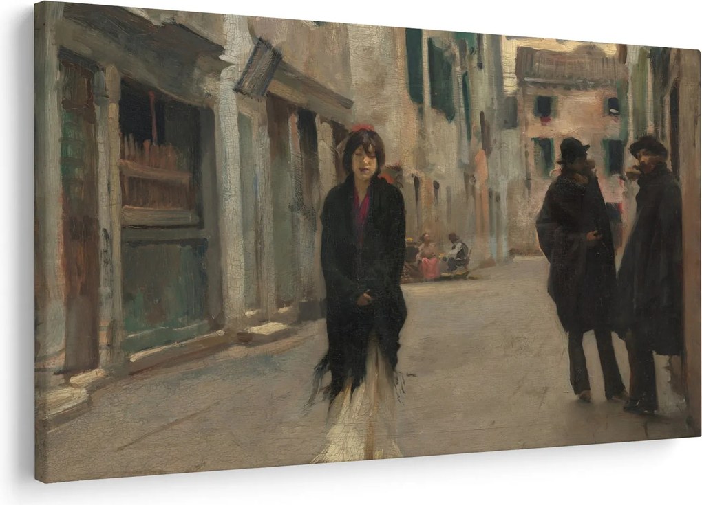 Kép - John Singer Sargent, Street in Venice, reprodukciók (90x60 cm)