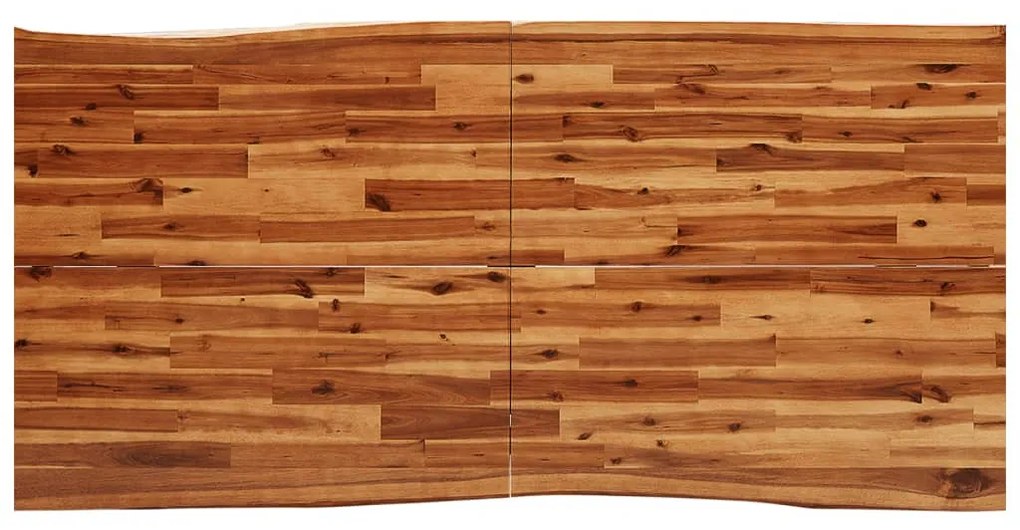 tömör akácfa étkezőasztal természetes éllel 180 x 90 x 75 cm