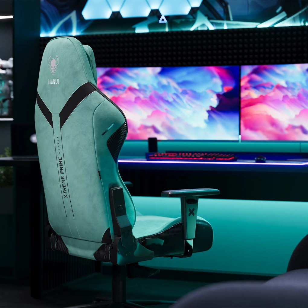 Gamer szék Normal Size, menta-fekete: Diablo X-One Prime Mystic Mint