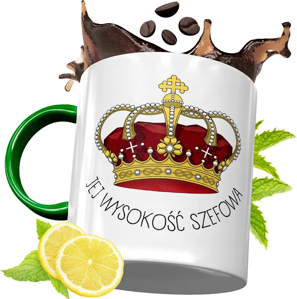 Zöld Bögre A Főnöknek Születésnapi Ajándék fényképes nyomtatással