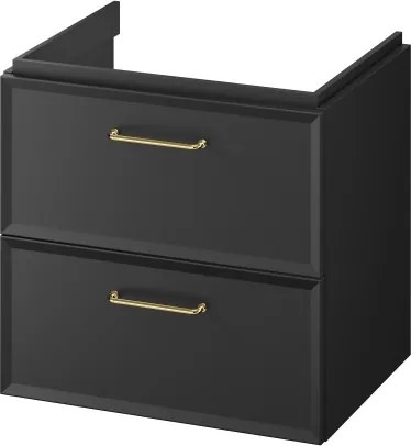 Cersanit S1021-002 - MILLE függesztett mosdó alá szerelhető fürdőszobaszekrény 60x45 cm fekete