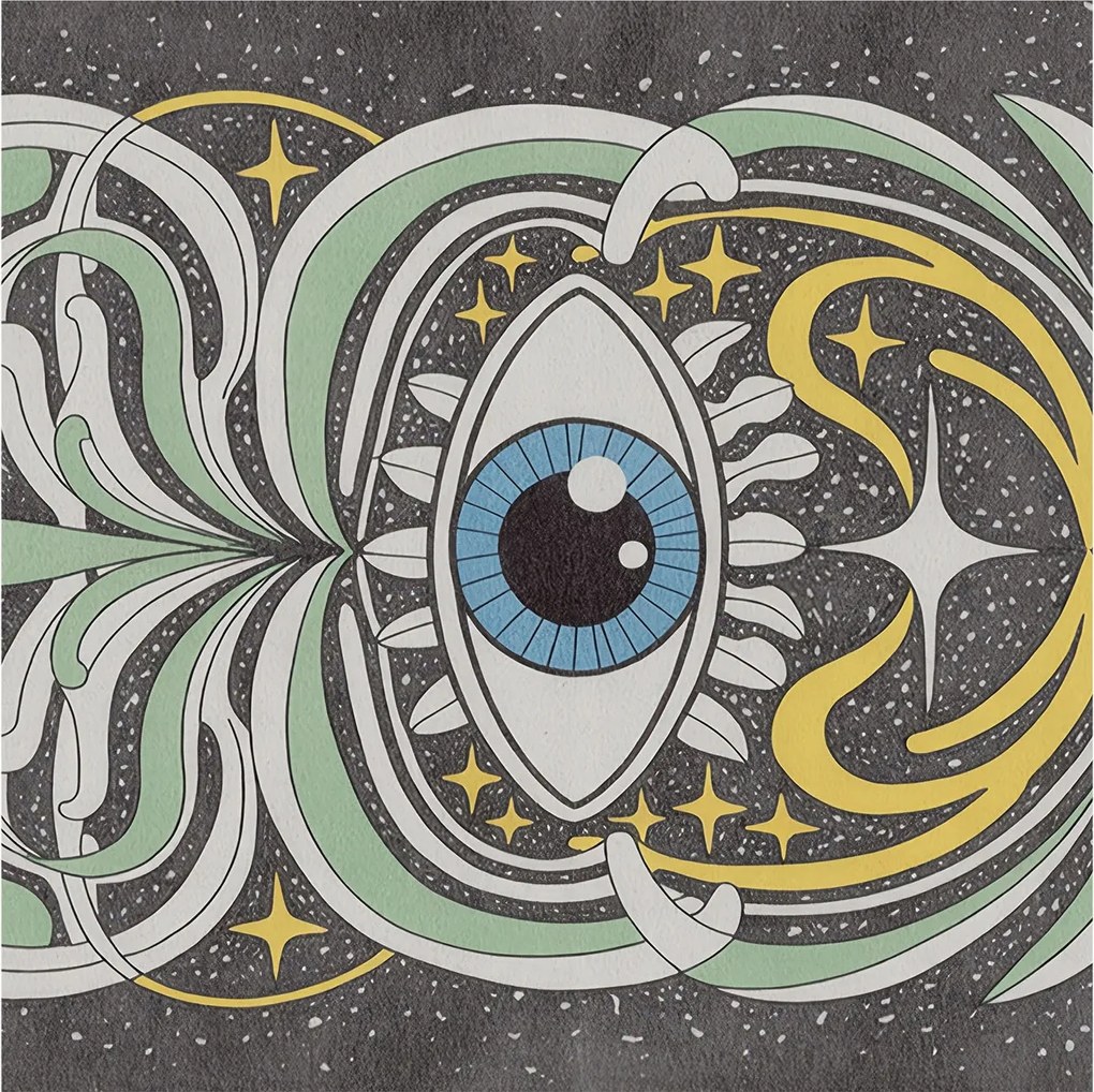 Fotótapéta Flizelin Fali Ragasztó Szett Szimmetrikus szem 250x250 Ragasztó