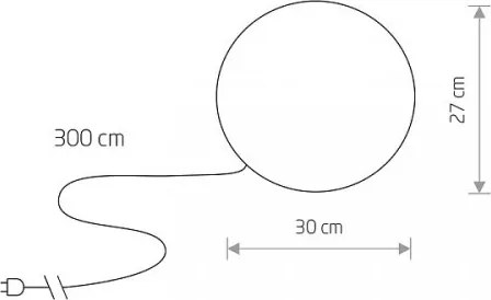 Kültéri Dekorációs Lámpa Opál CUMULUS