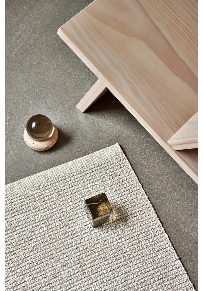 Krémszínű kültéri-beltéri futószőnyeg 70x240 cm Emm Vanilla – Pappelina