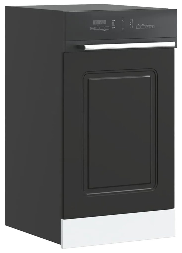 mosogatógép panel Kalmar Fekete 45x1,5x67 cm mérnöki fa