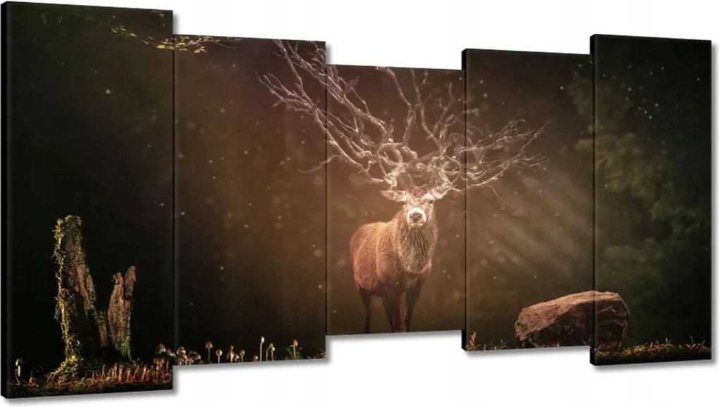 Vászonkép 150x80 Szarvas felszarvazott