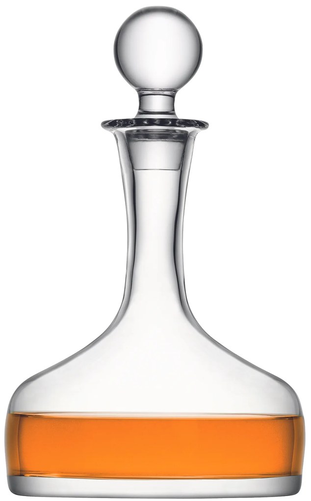 LSA International LSA Whisky ajándékszett, 4 pohárral (250ml), 1 karaffával (1.6l), áttetsző, kézzel készített