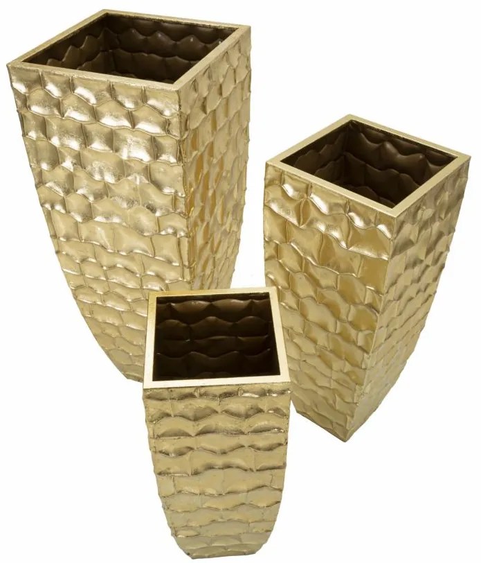 Vázatartó glody készlet 3 db 38x38x94-30,5x30,5x76-23x23x63cm