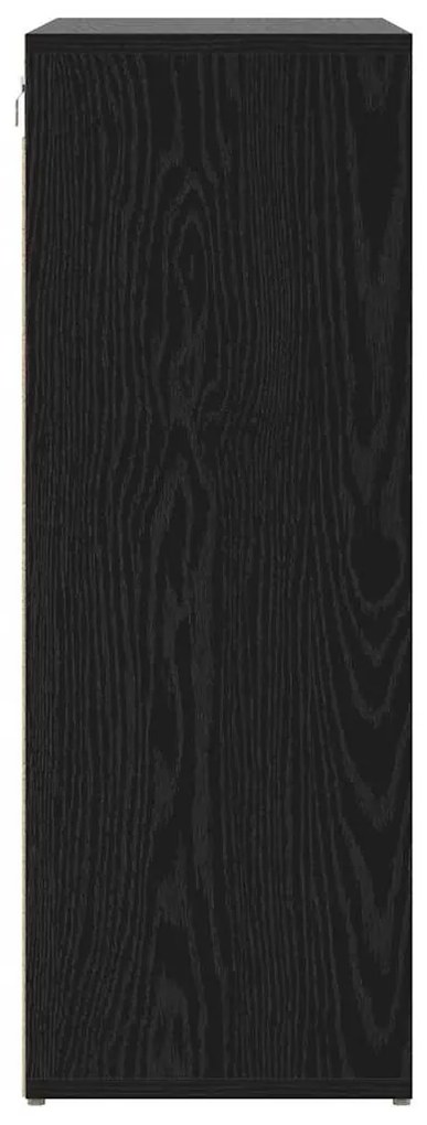 Cipősszekrény polcokkal Musta tammi 77.5 x 30 x 83.5 cm Faanyag