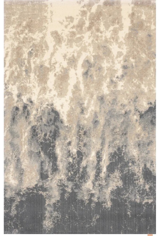 Szürke-bézs gyapjú szőnyeg 170x240 cm Niagara graphite – Agnella