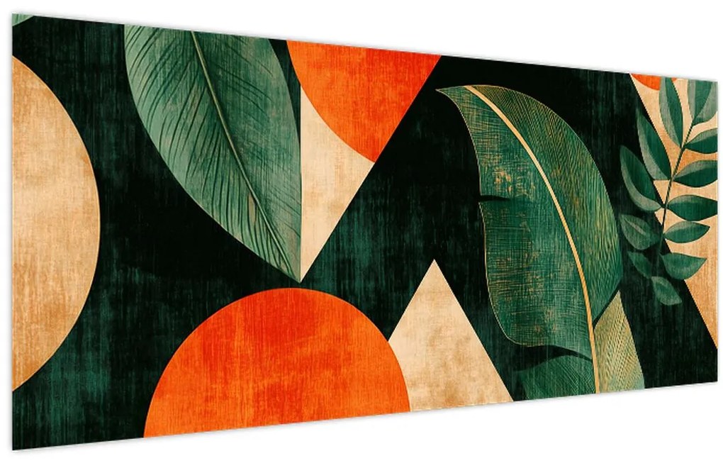 Kép - Geometrikus természeti minták II. (120x50 cm)