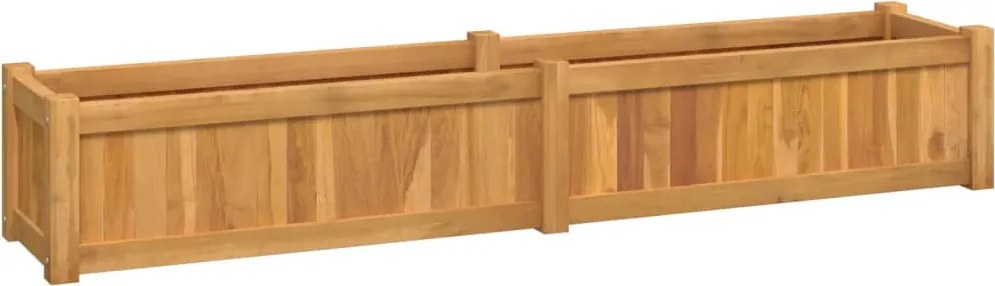 vidaXL tömör tíkfa magaságyás 150 x 30 x 25 cm