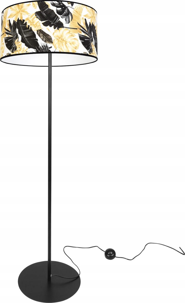 Álló Lámpa Elegáns Lámpabúra Arany Led Virágok