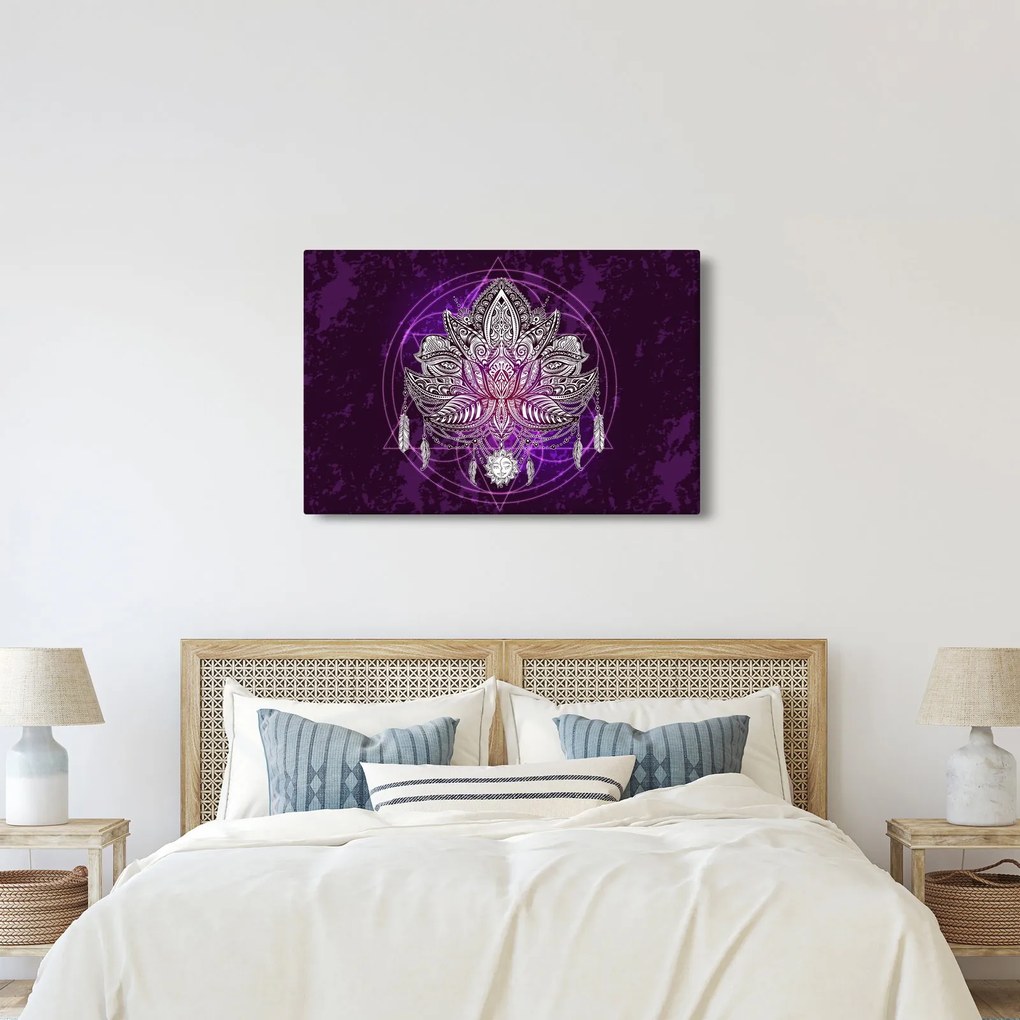Kép - lótusz (90x60 cm)