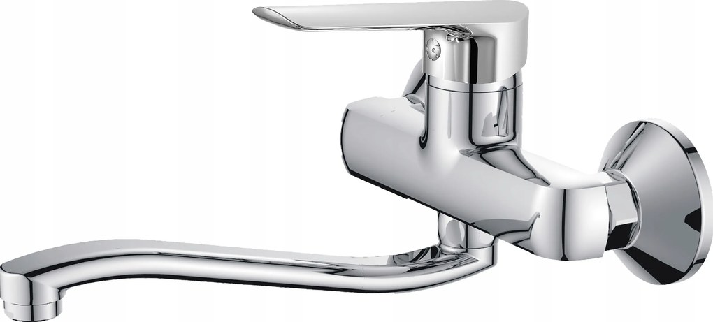 Konyhai csaptelep fali mozgatható kifolyócső mosogató csaptelep 30 cm Ajándék