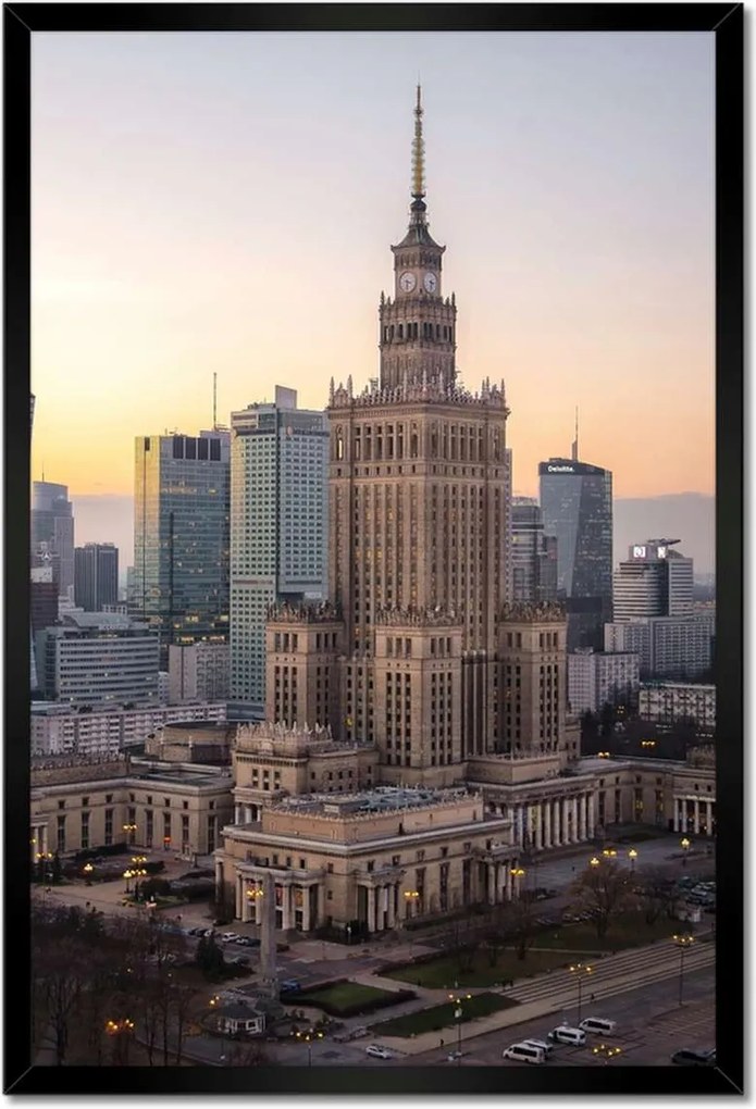 Poszterek keretben 40x60 Varsó Főváros Lengyel